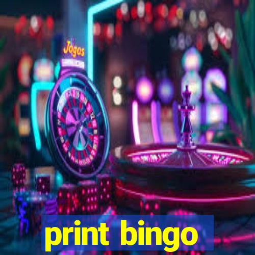 print bingo